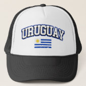  vlag van Uruguay Trucker Pet (Voorkant)