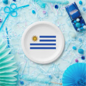 Vlag van Uruguay (Uruguay) Papieren Bordje (Feest)