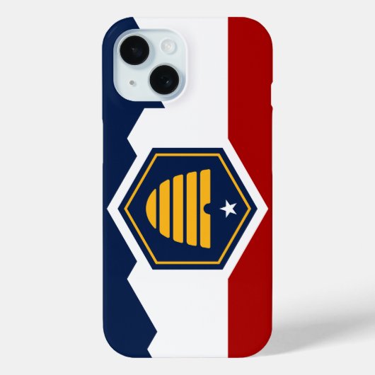 Vlag van Utah (Bijenkorf Vlag) Case-Mate iPhone Case (Achterkant)
