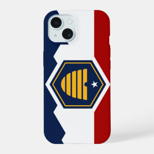 Vlag van Utah (Bijenkorf Vlag) iPhone 15 Case