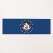 Vlag van Utah (VS-staat) Yogamat (Voorkant (horizontaal))