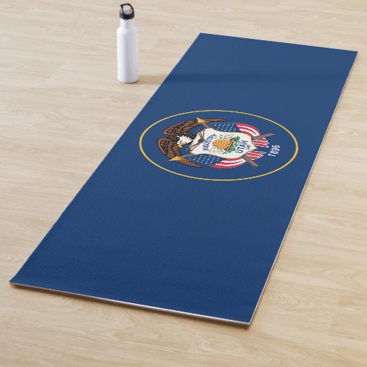 Vlag van Utah (VS-staat) Yogamat (In situ)
