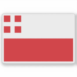 Vlag van Utrecht, Nederland Sticker