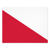 Vlag van Utrecht (stad) Foto Afdruk (Voorkant)