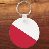 Vlag van Utrecht (stad) Sleutelhanger (Voorkant)