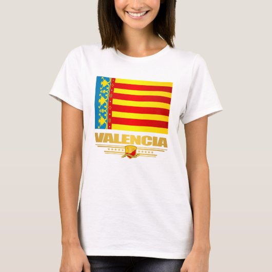 Vlag van Valencia T-shirt (Voorkant)