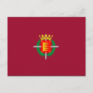 Vlag van Valladolid Briefkaart