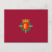 Vlag van Valladolid Briefkaart (Voorkant)