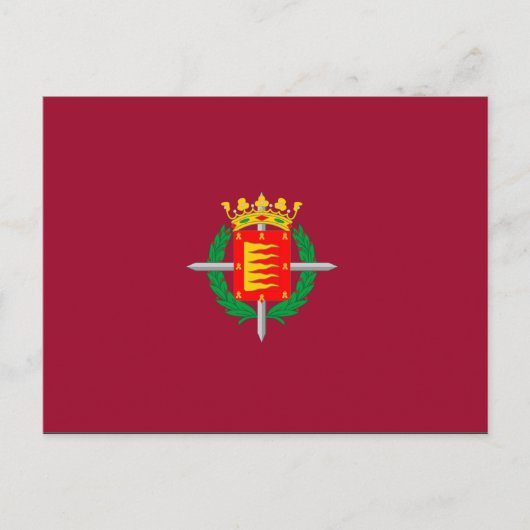 Vlag van Valladolid Briefkaart (Voorkant)