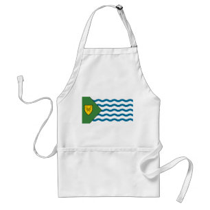 Vlag van Vancouver, Brits Columbia Adult Apron Standaard Schort
