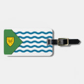 Vlag van Vancouver, Brits-Columbia Bagagelabel (Voorkant horizontaal)