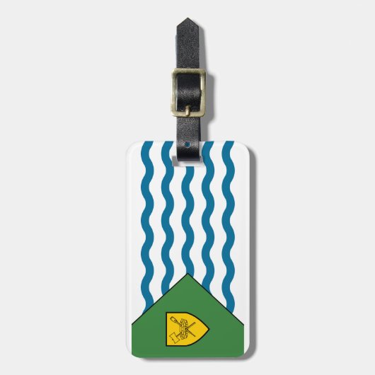 Vlag van Vancouver, Brits-Columbia Bagagelabel (Voorkant verticaal)