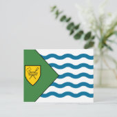 Vlag van Vancouver, Brits-Columbia Briefkaart (Staand voorkant)