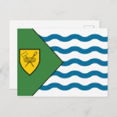 Vlag van Vancouver, Brits-Columbia Briefkaart (Voorkant / Achterkant)