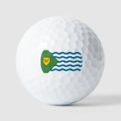 Vlag van Vancouver, Brits-Columbia Golfballen (Voorkant)