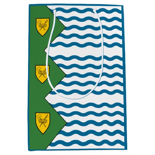 Vlag van Vancouver, Brits-Columbia Medium Cadeauzakje (Voorkant)