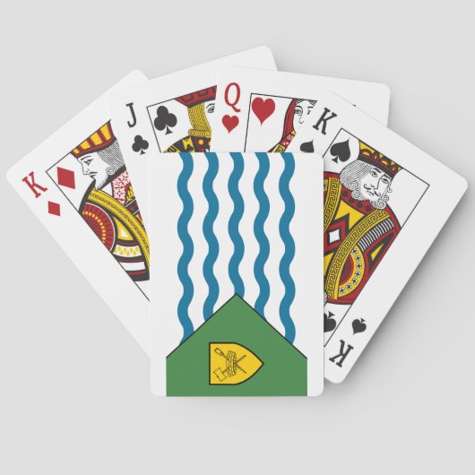 Vlag van Vancouver, Brits-Columbia Pokerkaarten (Achterkant)