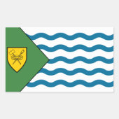 Vlag van Vancouver, Brits-Columbia Rechthoekige Sticker (Voorkant)