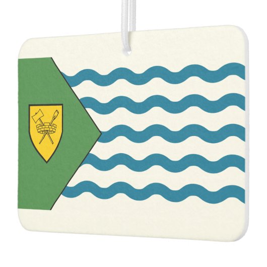 Vlag van Vancouver, Button van British Columbia Luchtverfrisser (Links)