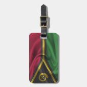 Vlag van Vanuatu Bagagelabel (Voorkant verticaal)