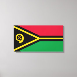 Vlag van Vanuatu Canvas Afdruk