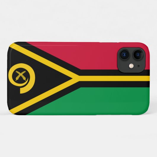 Vlag van Vanuatu Case-Mate iPhone Case (Achterkant (horizontaal))