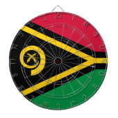 Vlag van Vanuatu Dartbord (Voorkant)