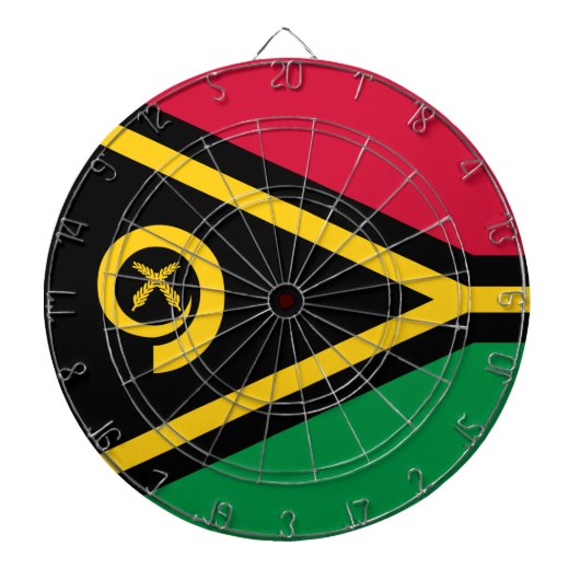 Vlag van Vanuatu Dartbord (Voorkant)