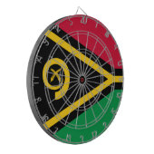 Vlag van Vanuatu Dartbord (Voorkant Links)