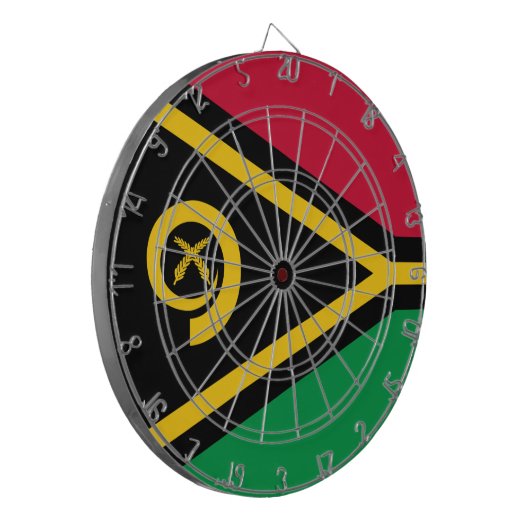 Vlag van Vanuatu Dartbord (Voorkant Links)
