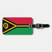 Vlag van Vanuatu Easy ID Personal Bagagelabel (Voorkant horizontaal)