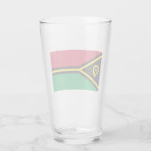 Vlag van Vanuatu Glas (Achterkant)