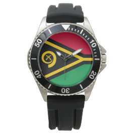 Vlag van Vanuatu Horloge