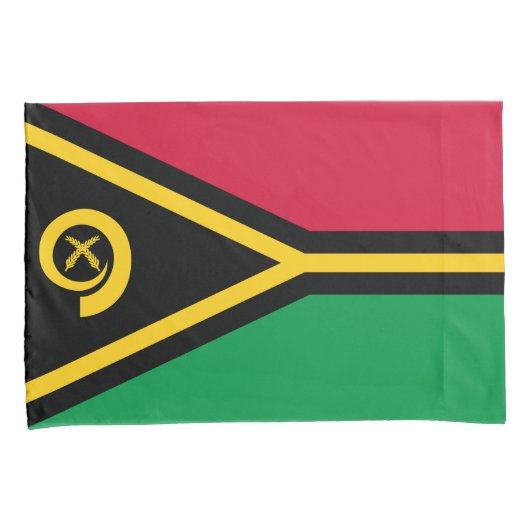 Vlag van Vanuatu Kussensloop (Voorkant-Rechts)