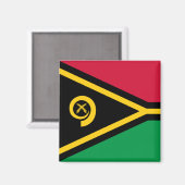 Vlag van Vanuatu Magneet (Voorkant / Achterkant)