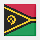 Vlag van Vanuatu Magneet (Voorkant)