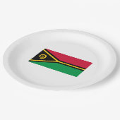 Vlag van Vanuatu Papieren Bordje (Gekanteld)