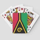 Vlag van Vanuatu Pokerkaarten (Achterkant)