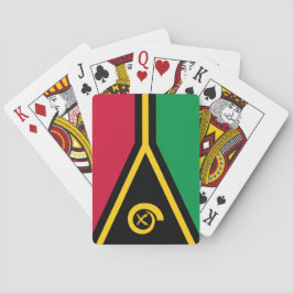 Vlag van Vanuatu Pokerkaarten