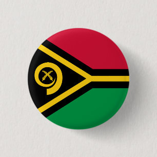 Vlag van Vanuatu Ronde Button 3,2 Cm