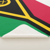 Vlag van Vanuatu Sherpa Deken (3/4)