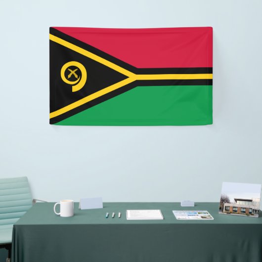 Vlag van Vanuatu Spandoek (Beurs)