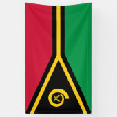 Vlag van Vanuatu Spandoek (Verticaal)