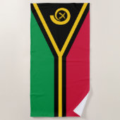 Vlag van Vanuatu Strandlaken (Voorkant)
