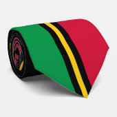 Vlag van Vanuatu Stropdas (Opgerold)