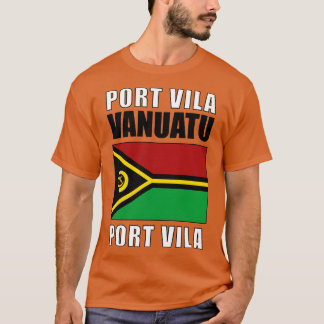Vlag van Vanuatu T-shirt