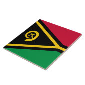 Vlag van Vanuatu Tegeltje (Zijkant)