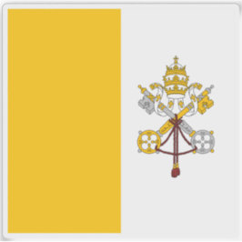 Vlag van Vaticaanstad (1929-2001) Sticker