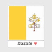 Vlag van Vaticaanstad (1929-2001) Sticker (Vel)