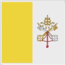 Vlag van Vaticaanstad (2001-2023) Sticker